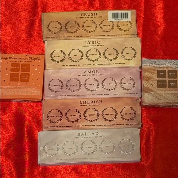 WOW POSHMARK Colourpop - 7 NEW Palettes!! Crush Lyric Amor Cherish Ballad & MORE - Picture 16 of 16